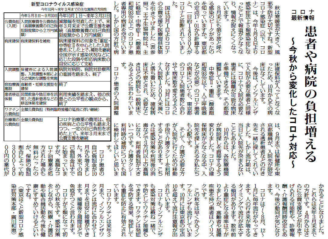 コロナ最新情報