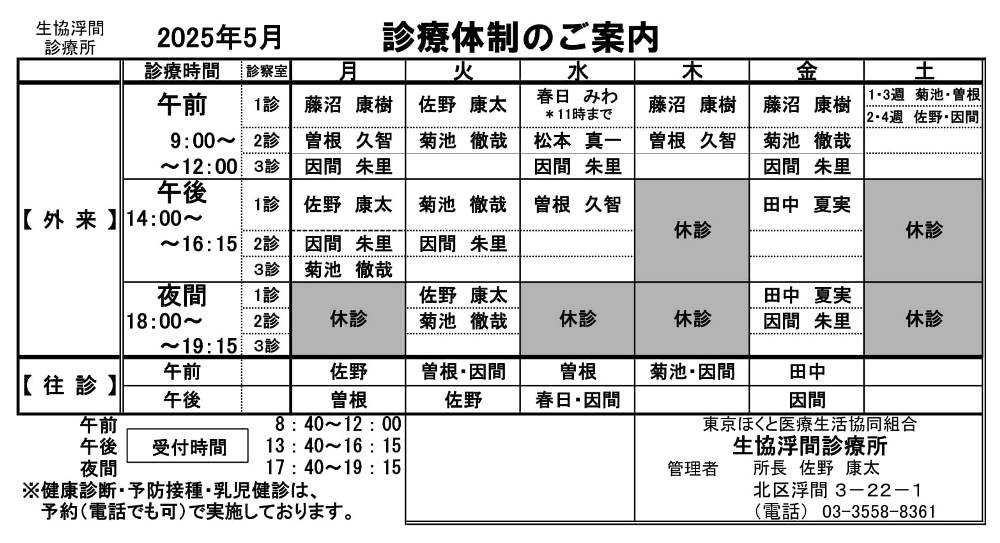 生協浮間診療所