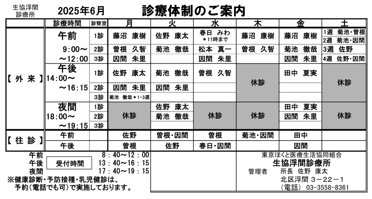 生協浮間診療所