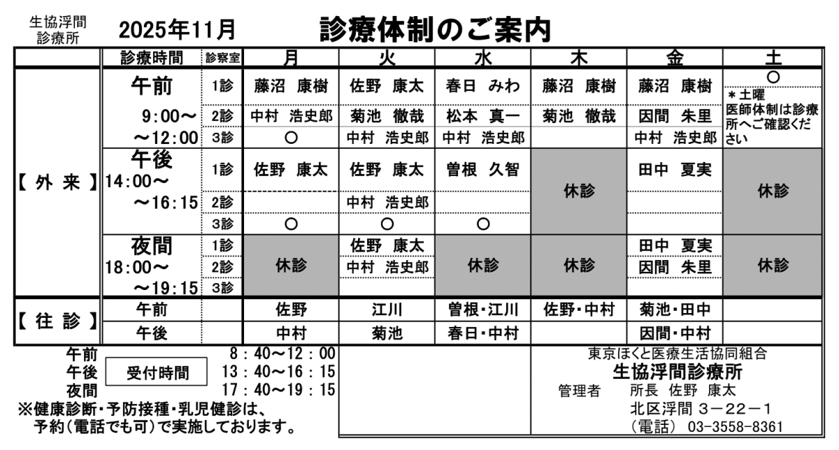 生協浮間診療所