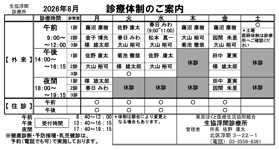 生協浮間診療所