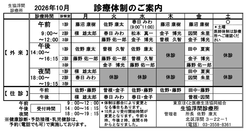 生協浮間診療所